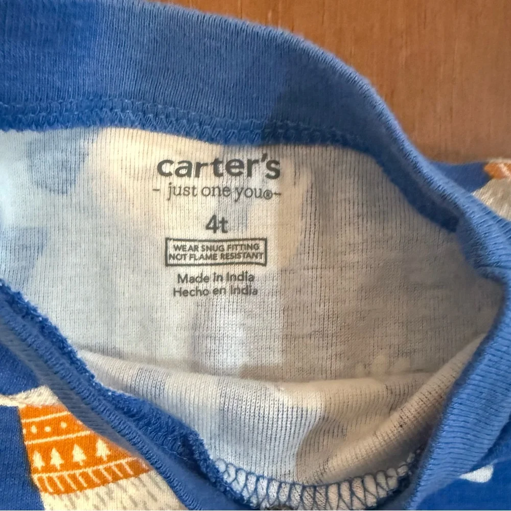 Carter’s Yeti Long Sleeve Pajama Top- Size 4T